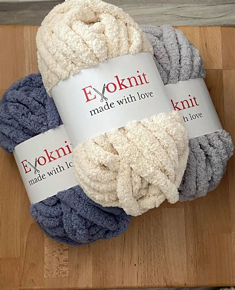 chunky chanel yarn|chenille yarn chunky and feathery.